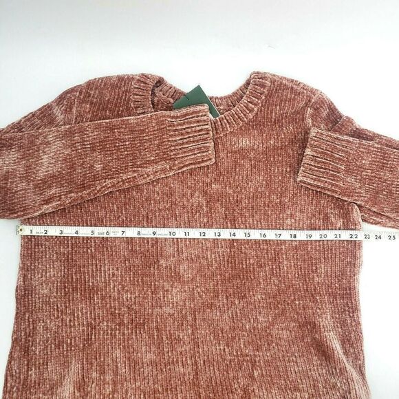 Orvis Womens Sweater Size XL Pink Chenille  New - Picture 12 of 14